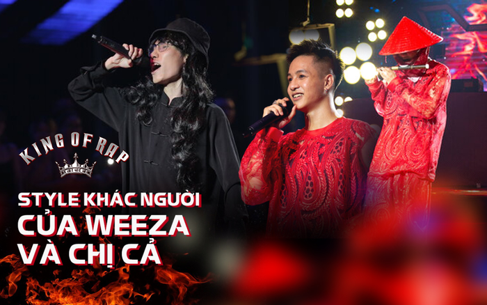 King Of Rap 2020: Weeza và Chị Cả khiến khán giả tròn mắt với style khác người Ảnh 2