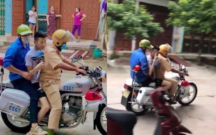 Nam sinh được CSGT và tình nguyện viên phá cửa gọi dậy đến điểm thi: 'Điện thoại bị sập nguồn, không có chuông báo thức nên em ngủ quên' Ảnh 2