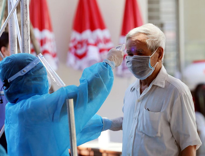 Hình ảnh Bệnh viện C Đà Nẵng mở cửa đón bệnh nhân.