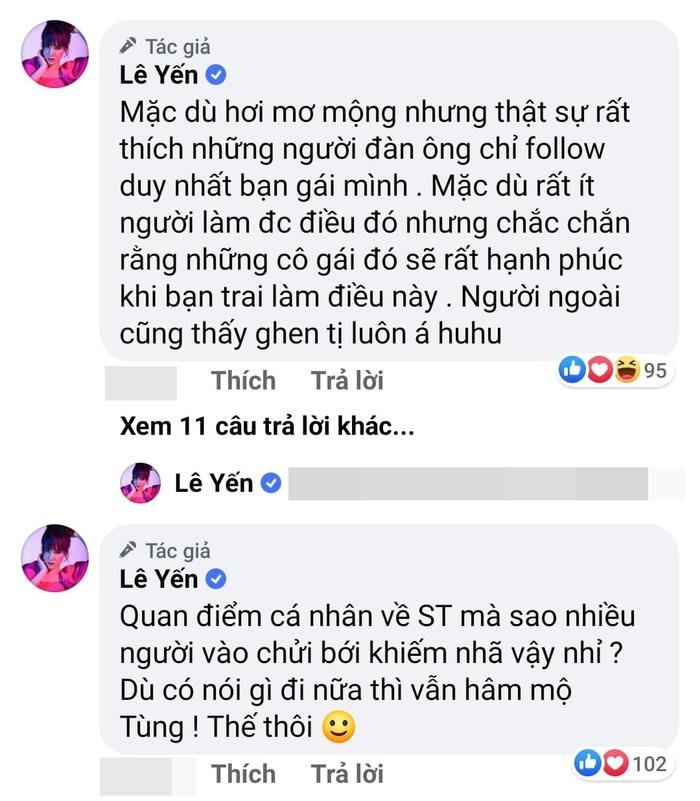 Yến Tatoo 'đăng đàn' ca ngợi Sơn Tùng M-TP tận mây xanh, nhưng thật ra lại đang 'cà khịa' ViruSs giữa ồn ào chia tay Ngân sát thủ? Ảnh 4