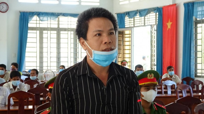 Bị cáo Nguyễn Công Yên tại phiên tòa