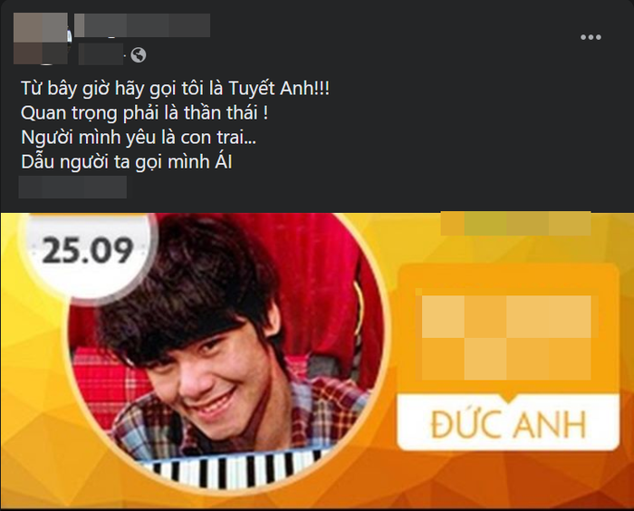 Đức Anh thẳng thắn công khai giới tính thật