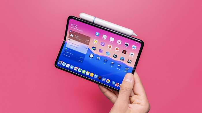 Chiếc iPad gập được đánh giá sẽ là một cỗ máy với hiệu năng siêu khủng nhờ được trang bị chip Apple A-series sản xuất trên tiến trình 3nm. (Ảnh: Canoopsy)
