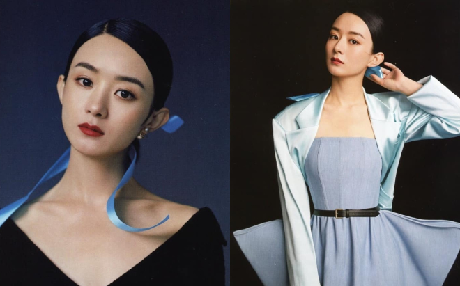 Triệu Lệ Dĩnh đầy nghệ thuật trên Bazaar số tháng 8, thảo nào Phùng Thiệu Phong nghiện vợ đến vậy! Ảnh 2