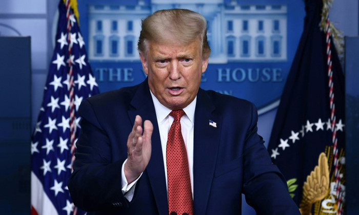 Ông Trump đang bị “lép vế” so với ông Biden trong các cuộc thăm dò quốc gia. 