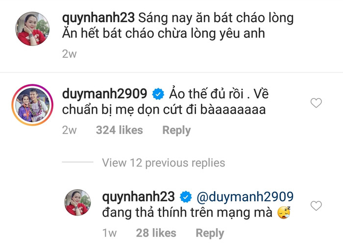Duy Mạnh hay 'cà khịa' vợ