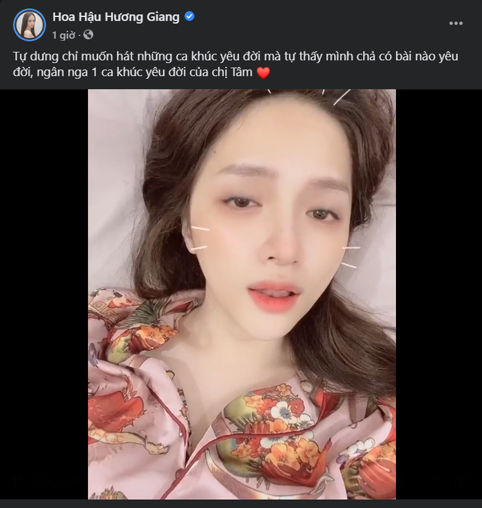 Bài đăng của Hương Giang.