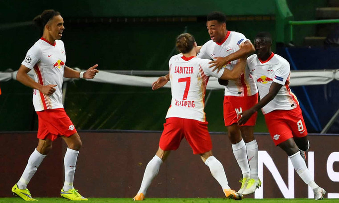 Leipzig viết tiếp câu chuyện thần kỳ ở Champions League mùa này.