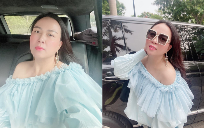 Phượng Chanel diện áo trễ vai voan bèo, mong manh nhẹ nhàng như gái 18 Ảnh 2