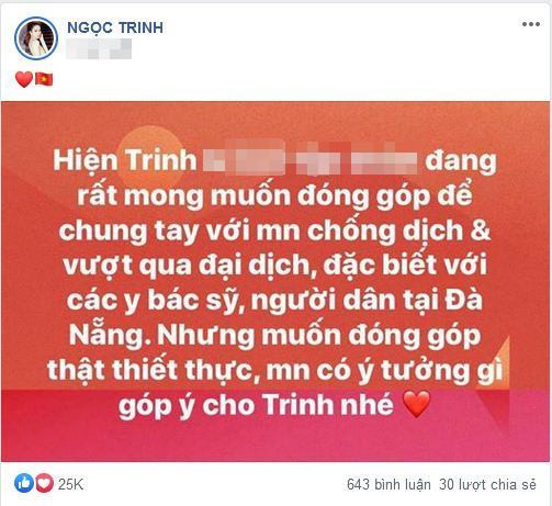 Ngọc Trinh ủng hộ 100 triệu đồng giúp Đà Nẵng chống dịch Covid-19 Ảnh 5