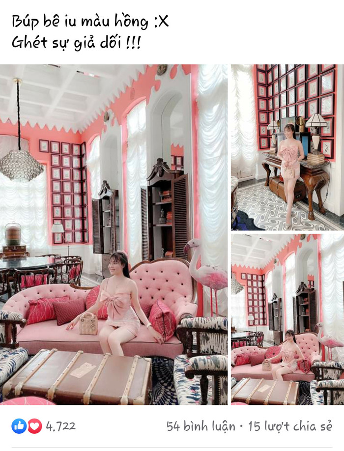 Cô nàng thường xuyên đăng tải những chuyến đi chơi