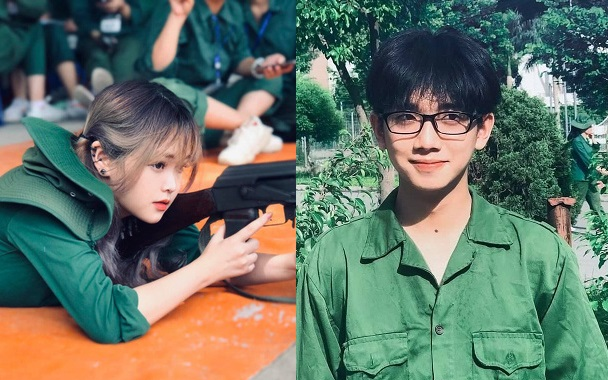 Loạt 'cực phẩm' tại kỳ học quân sự của Đại học Hà Nội Ảnh 2