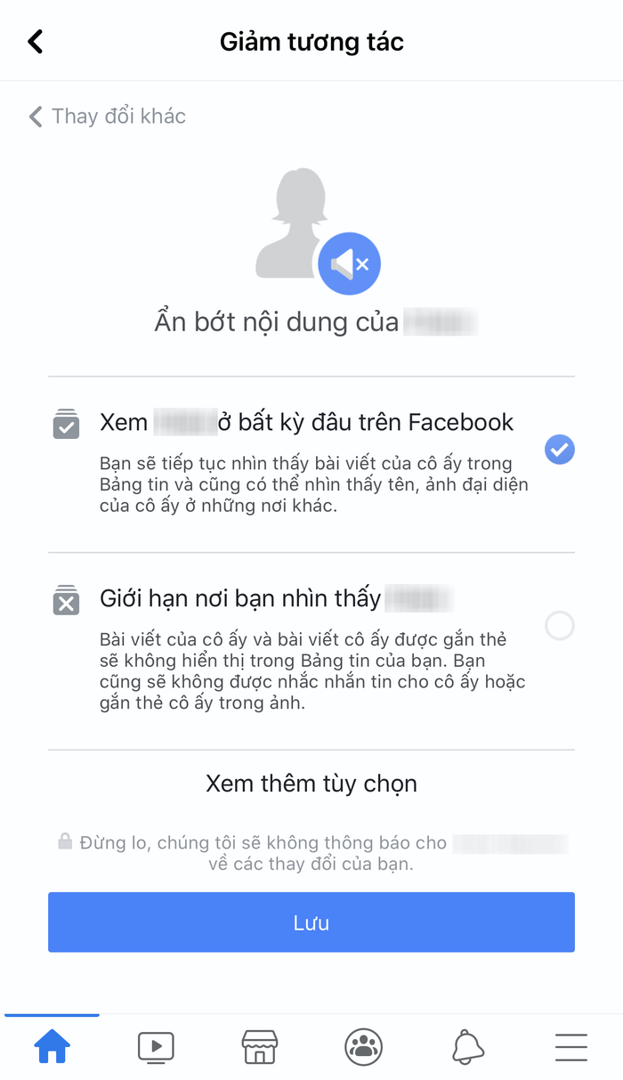 Cách giảm tương tác với người nào đó trên Facebook mà không cần chặn hoặc huỷ kết bạn Ảnh 8