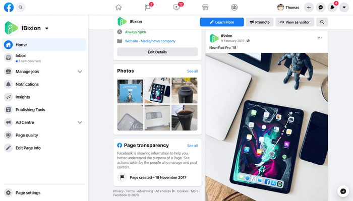 Các icon cũng đã được thiết kế lại và đặt ở vị trí mới. (Ảnh: IBixion)