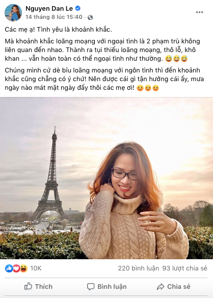 Giữa ồn ào hôn nhân của Âu Hà My, MC Đan Lê khẳng định: 'Mưa ngày nào mát mặt ngày đấy thôi' Ảnh 4