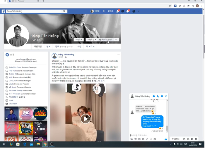 Cô nàng quay clip chứng minh không hề chỉnh sửa tin nhắn