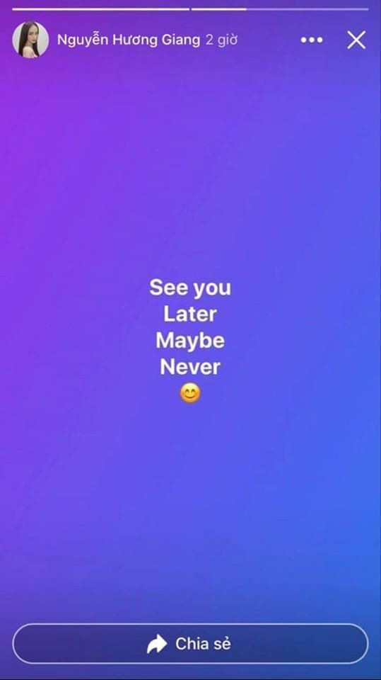 Biến căng: Hương Giang đăng tải dòng trạng thái đầy ẩn ý 'Hẹn gặp lại, có thể là sẽ không bao giờ' giữa đêm Ảnh 5