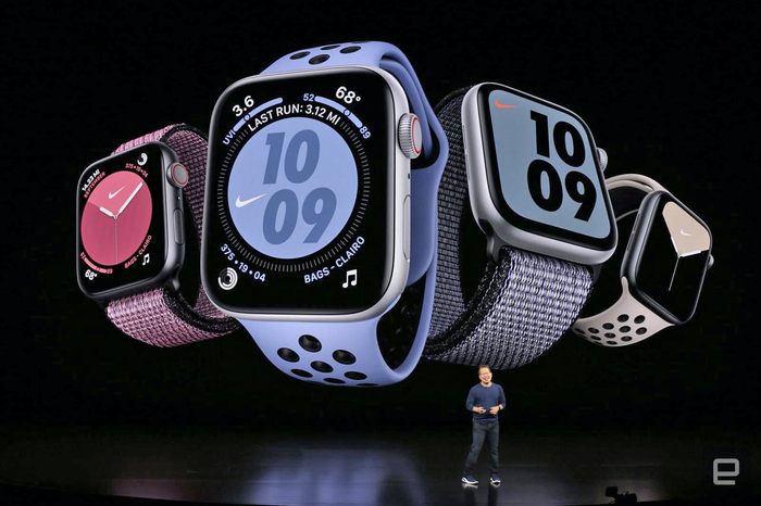 Apple Watch Series 6 được cho là sẽ giúp người dùng kiểm tra tình trạng sức khỏe của bản thân và phát hiện sớm một số bệnh, bao gồm cả COVID-19, nhờ tích hợp cảm biến đo nồng độ oxy trong máu. (Ảnh: Engadget)