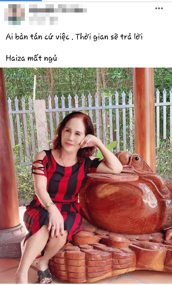 Trước tin đồn, cô Nguyễn Thị Hoa cũng có có dòng trạng thái đáng chú ý 