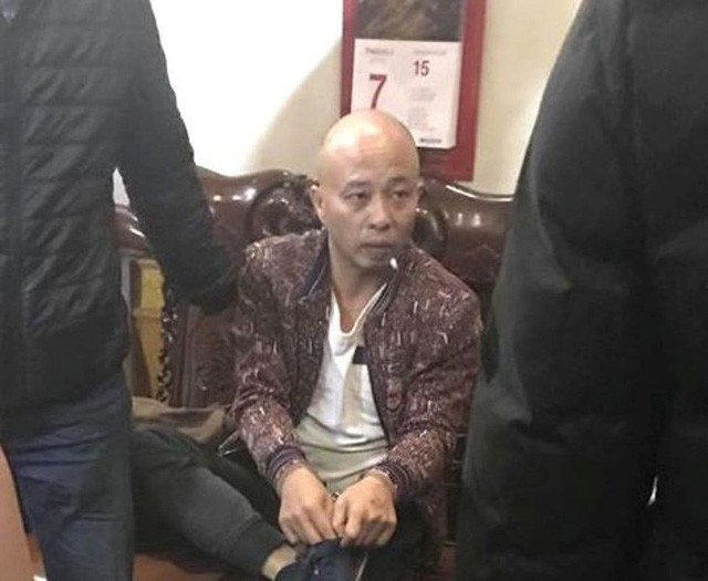 Đường 'Nhuệ' khi bị bắt.