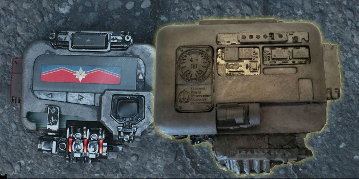 Thiết bị liên lạc mà Nick đã dùng để nhờ sự giúp đỡ của Carol Danvers