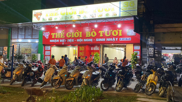 Nhà hàng Thế giới bò tươi nơi phát hiện nhiều ca nhiễm COVID-19.