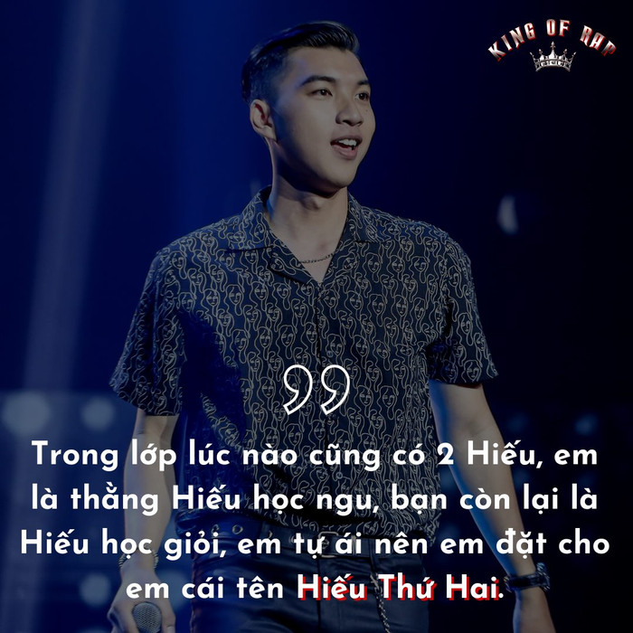 101 dấu-chấm-hỏi về nghệ danh của thí sinh King of Rap, tưởng vô lý nhưng nghe chính chủ giải thích lại đầy thuyết phục Ảnh 2