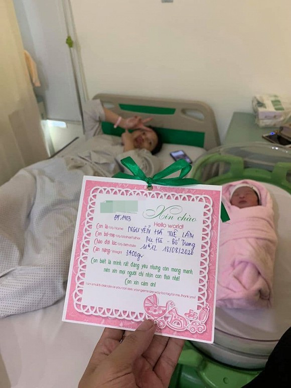 Con gái diễn viên Trung Ruồi được đặt tên là Nguyễn Hà Tuệ Lâm. 