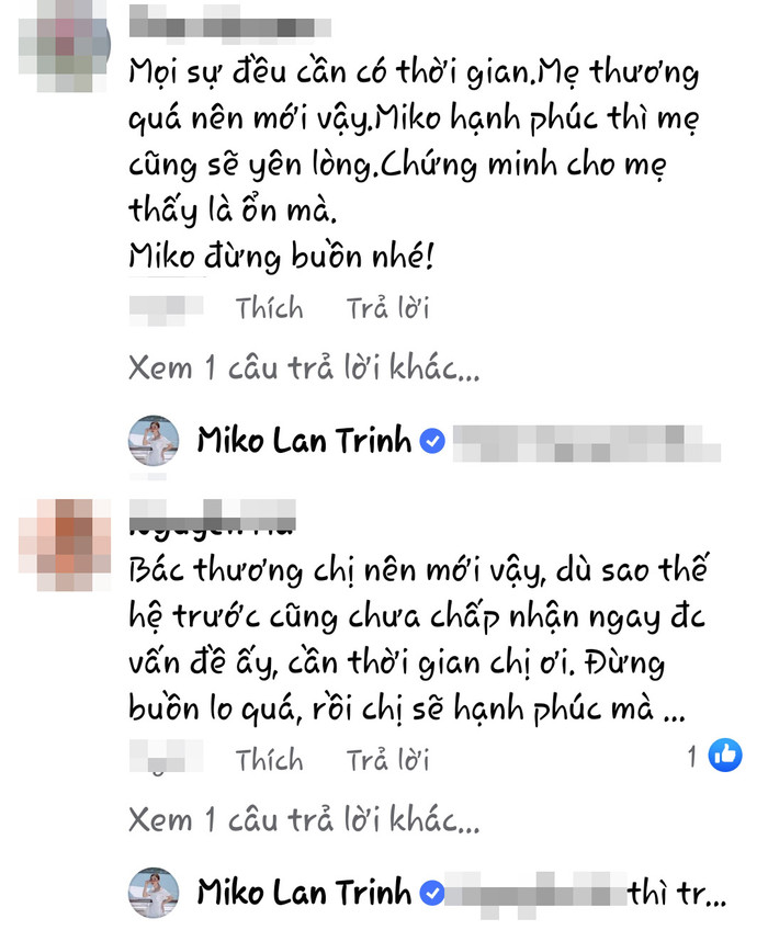 Nhiều người mong cô hiểu và thông cảm cho mẹ mình