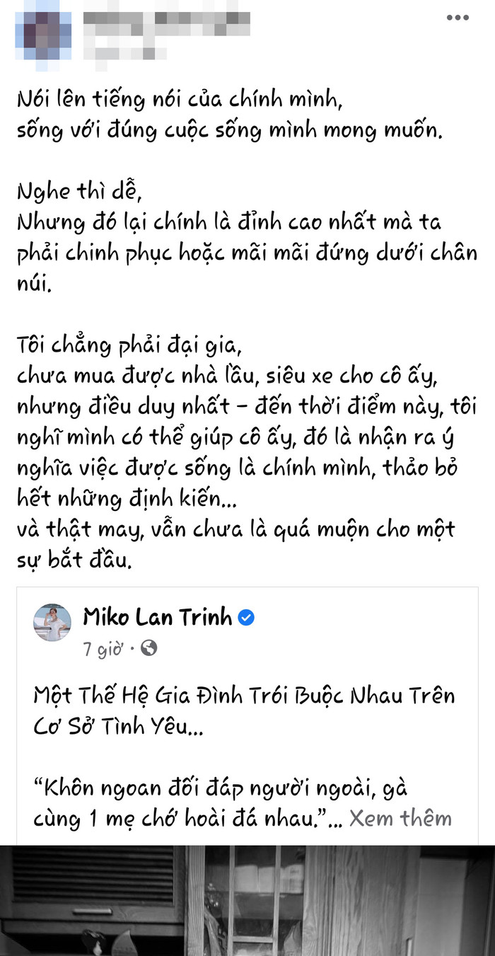 Miko Lan Trinh khổ sở vì mẹ ngăn cấm tình yêu với bạn trai chuyển giới Ảnh 10