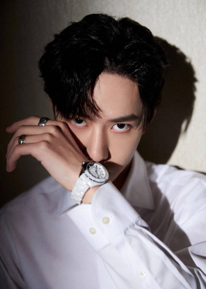 Vương Nhất Bác toát ra khí chất vương giả dù mặc set đồ nữ trong đêm hội xe hơi toàn cầu Ảnh 12