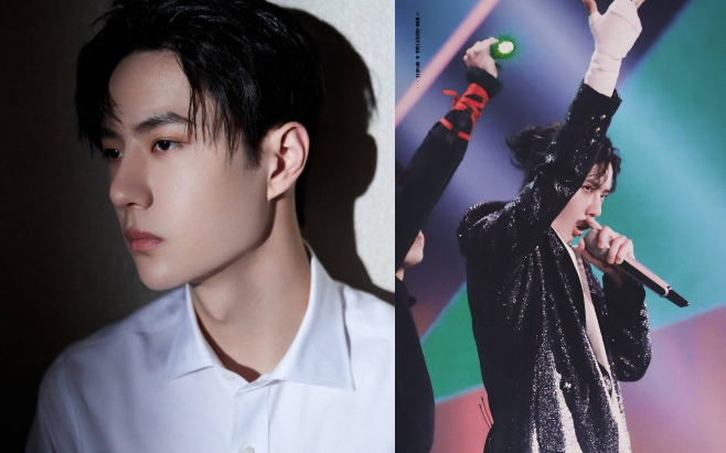 Vương Nhất Bác toát ra khí chất vương giả dù mặc set đồ nữ trong đêm hội xe hơi toàn cầu Ảnh 2