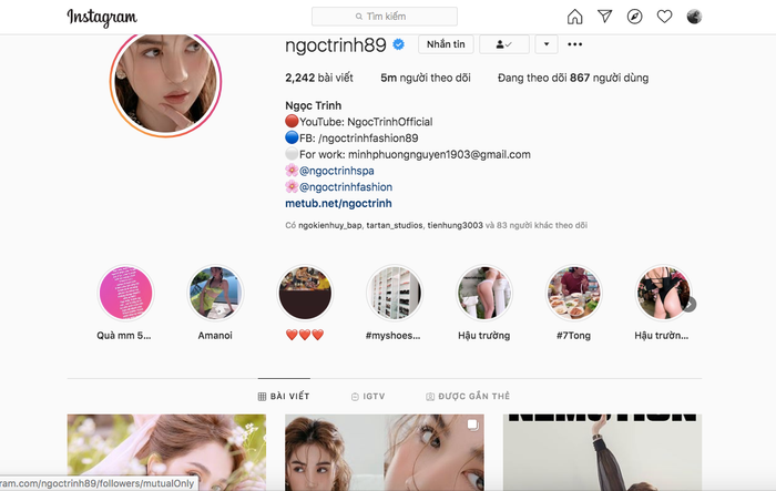Ngọc Trinh đạt 5 triệu follow trên Instagram, 'cán đích' sau đàn em Chi Pu chỉ một ngày Ảnh 2