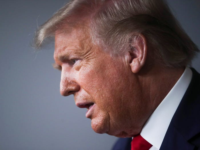 Ông Donald Trump mới đây đã đưa ra nhiều động thái nghiêm khắc dành cho một số ứng dụng Trung Quốc nổi tiếng ở Mỹ như TikTok hay WeChat. Ảnh: Reuters