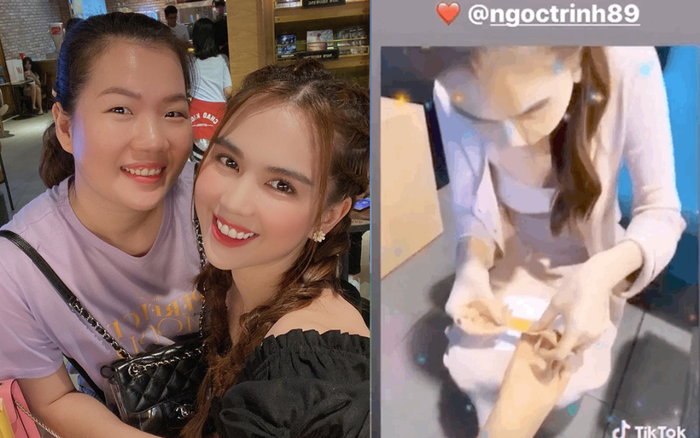 Giúp việc 'số hưởng' gọi tên Thúy Kiều: Vừa bị thương ở chân đã được 'chủ tịch' Ngọc Trinh tỉ mỉ sơ cứu thế này đây! Ảnh 2