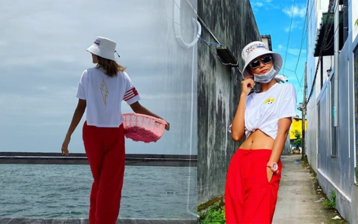 H'Hen Niê biến hóa trang phục tài tình, từ đồ thùng thình bỗng khoe eo thon trong nháy mắt Ảnh 2