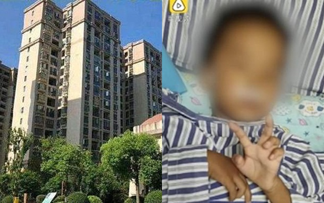 Bé trai sống sót kỳ diệu sau cú ngã từ tầng 18 Ảnh 2