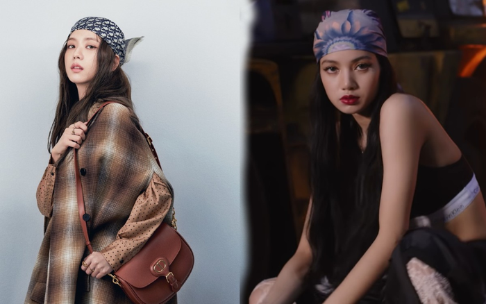 Jisoo học cô em Lisa Black Pink quấn khăn turban ấn tượng khiến fan thả tim mỏi tay Ảnh 2