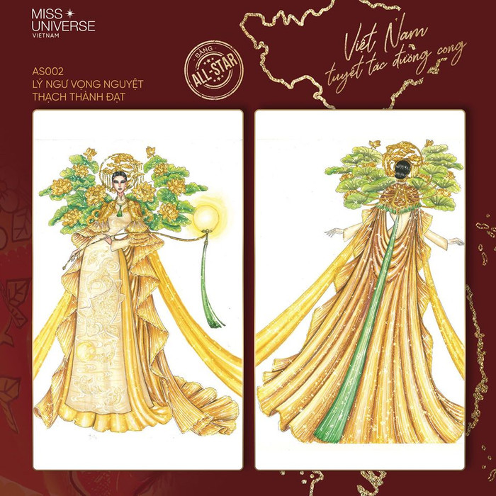 Lấy cảm hứng từ truyền thuyết cá chép hóa rồng, 'Lý ngư vọng nguyệt' nhận được rất nhiều những lời khen có cánh của khán giả yêu cái đẹp.