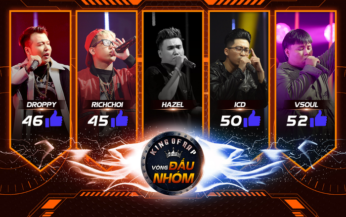 Bảng tử thần King Of Rap căng nghẹt thở: Hazel bay màu, ICD - Vsoul diễn đỉnh vượt mặt Rich Choi - Droppy Ảnh 2