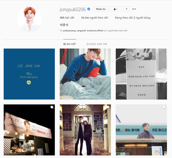 10 diễn viên Hàn được theo dõi nhiều nhất trên Instagram: Lee Jong Suk chỉ đứng sau Lee Min Ho Ảnh 27
