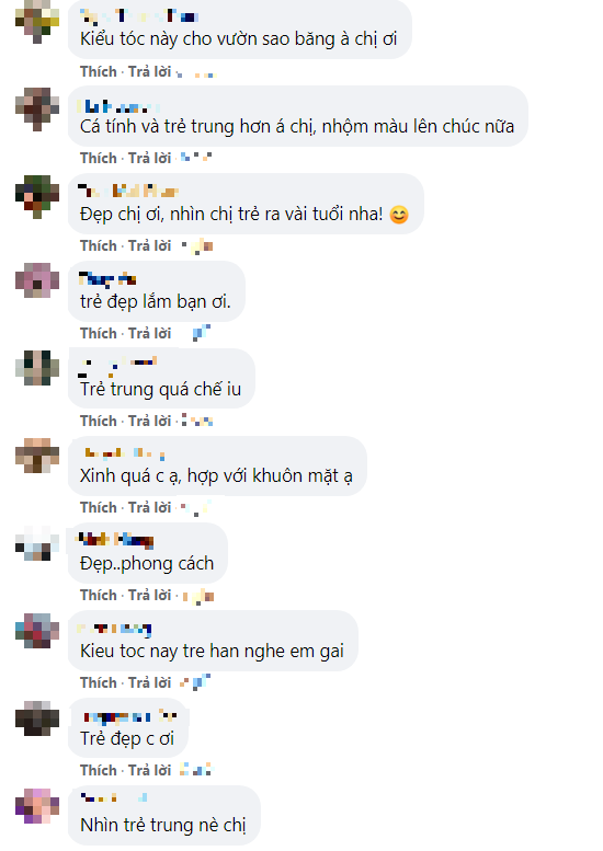 Người hâm mộ đang hết lời khen ngợi cho kiểu tóc mới của nữ nghệ sĩ