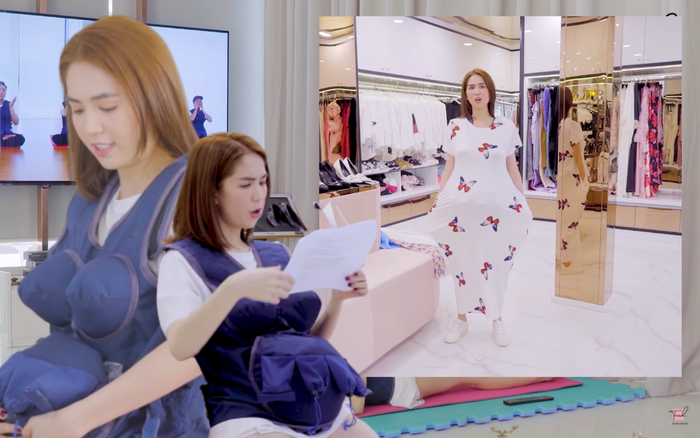 Khán giả và Diệu Nhi sốc khi nhìn thấy Ngọc Trinh bầu 9 tháng? Ảnh 2