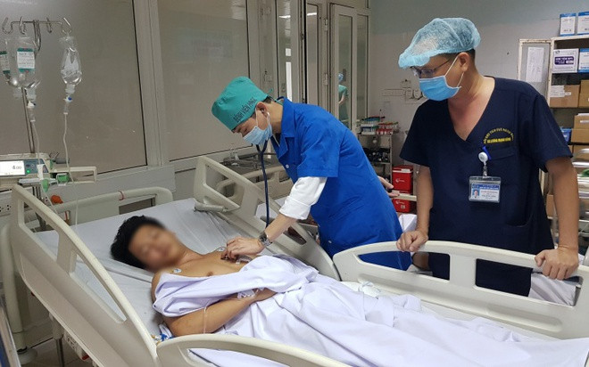  Bệnh nhân T. đã tỉnh táo, tự thở và giao tiếp bình thường.     