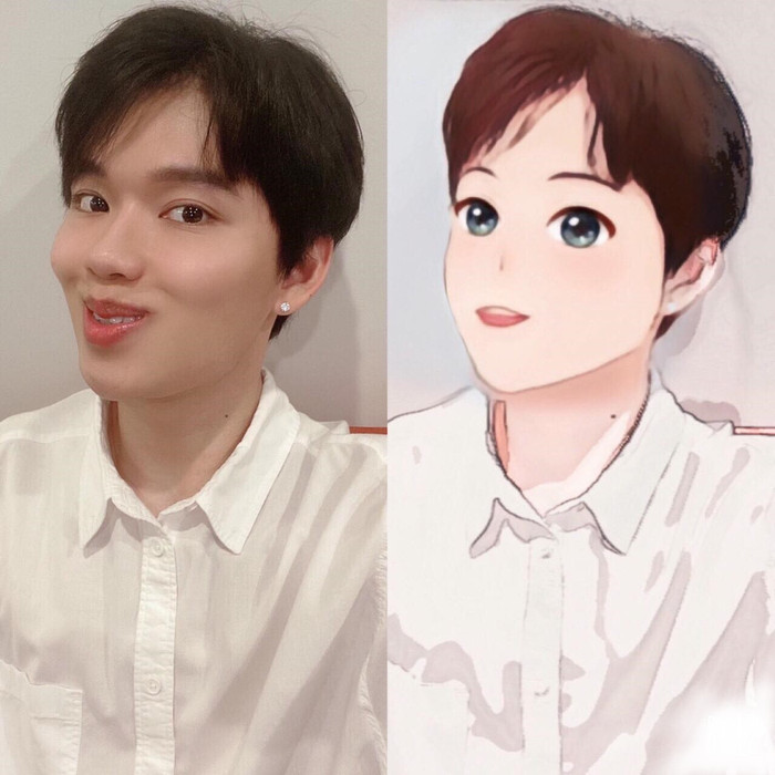 Quang Trung với biểu cảm gây cười bất ngờ hóa soái ca hoạt hình, chị Cano cũng biến hình đẹp không kém Ảnh 3