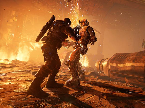 Các trò chơi liên quan đến “Gears of War” đã bán được 22 triệu bản và thu về trên 1 tỉ USD doanh thu. Microsoft đã mua lại nó vào năm 2014 với số tiền không được công bố. (Ảnh: Microsoft)