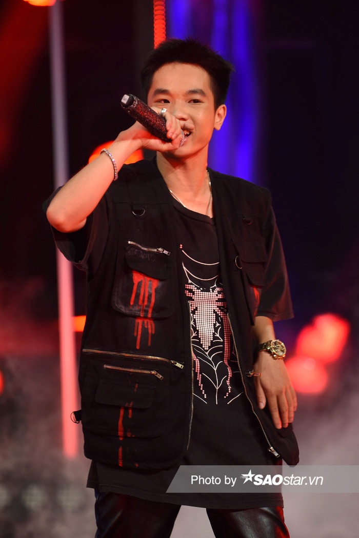 Spideyboy có phần thi khá ấn tượng và giành được số like ngang bằng với Pháo - 40 triệu đồng.