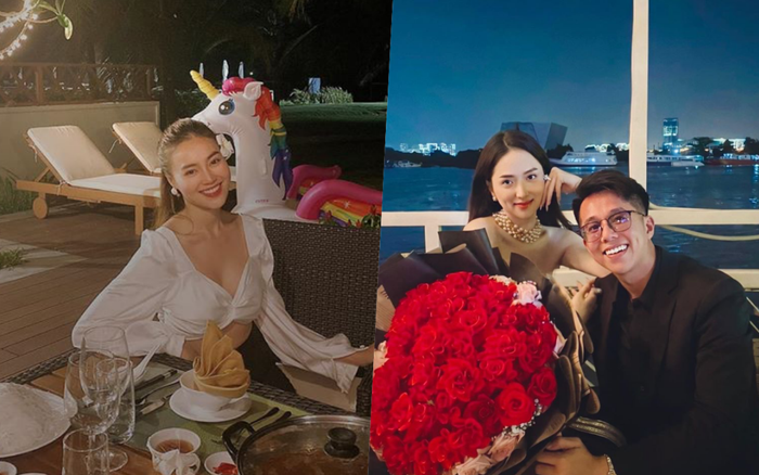 Ninh Dương Lan Ngọc 'ghen tị' vì Hương Giang được nhận bó hoa to, còn mình thì được... tặng cây Ảnh 2