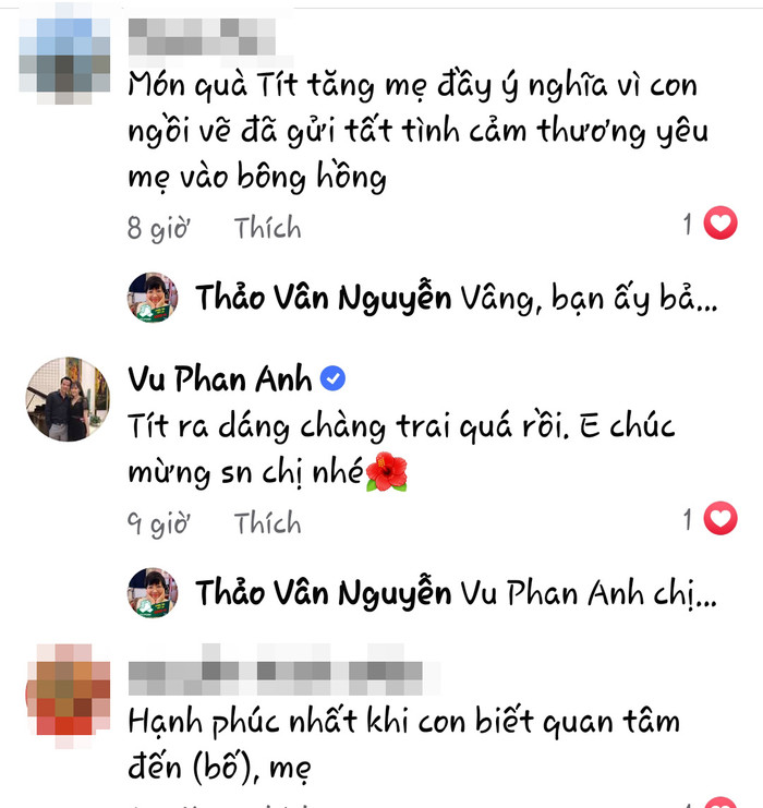 Diễn viên Phan Anh cũng gửi lời chúc đến nữ MC