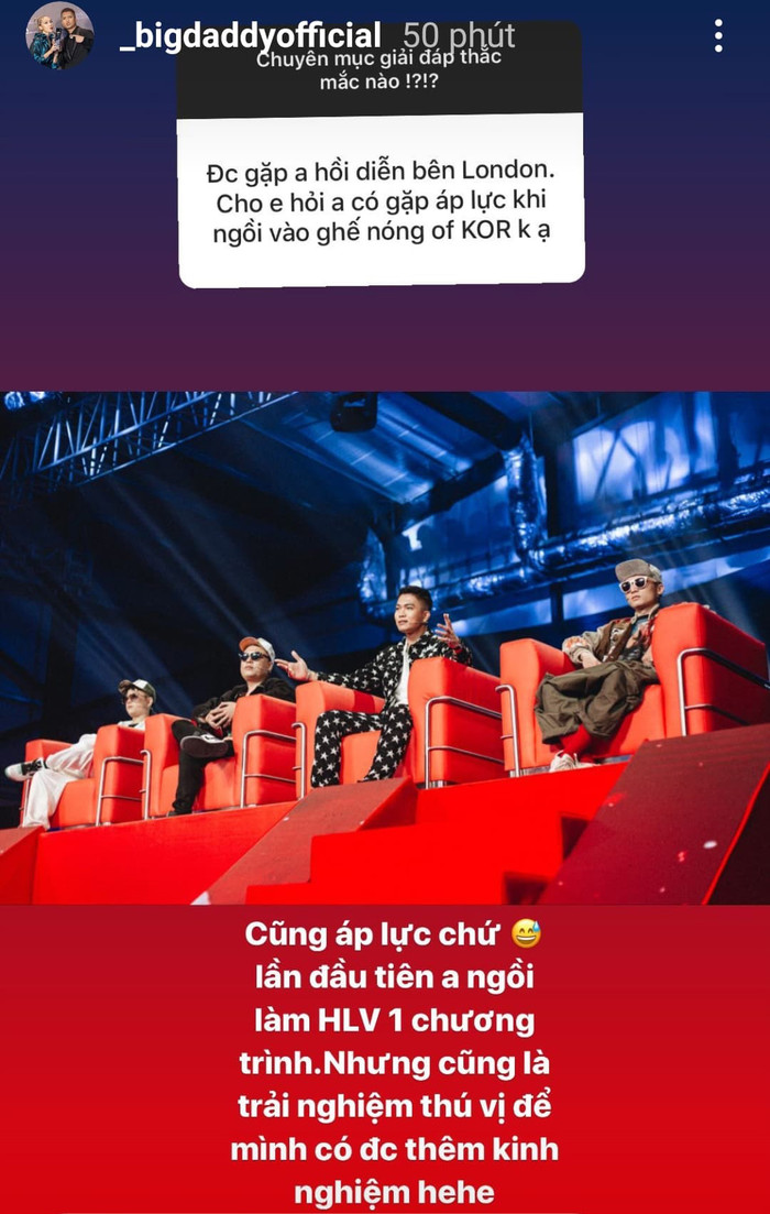 BigDaddy ấn tượng với bộ 3 Wxrdie - Chị Cả - Right, trầm trồ trước tài năng của Pháo - Vsoul Ảnh 3